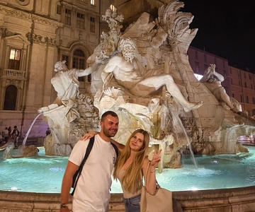 Rome: Under the Moonlight Evening Walking Tour