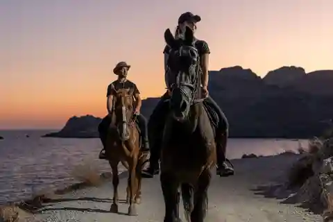 Reiten auf Kreta: Faszinierender Ausritt bei Sonnenuntergang