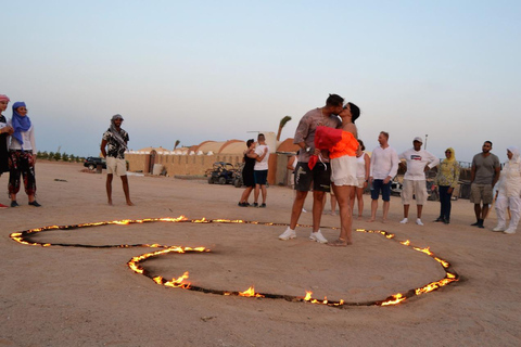 Hurghada: Quad Bike and Camel Ride with Dinner and Show pickup from hotels inside hurghada