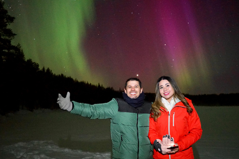 Z Rovaniemi: Wycieczka fotograficzna zorzy polarnej z odbiorem