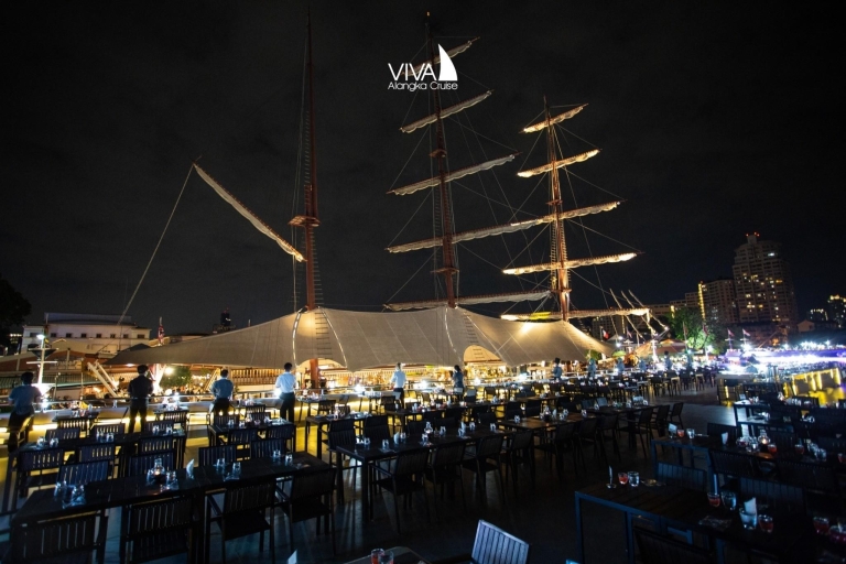 Bangkok: Viva Alangka Chao Phraya Dinner Cruise Dinner Cruise Program at Asiatique Pier 1
