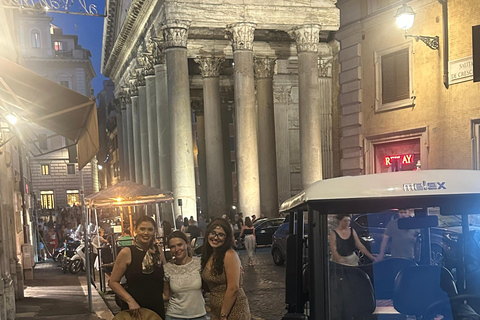 Roma: tour in golf cart con servizio di prelievo in hotelRoma: tour serali privati in golf cart nel centro della città