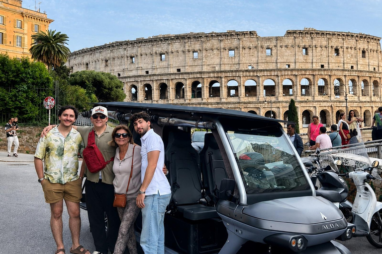 VIP Private Golf Cart Tour of Rome Highlights