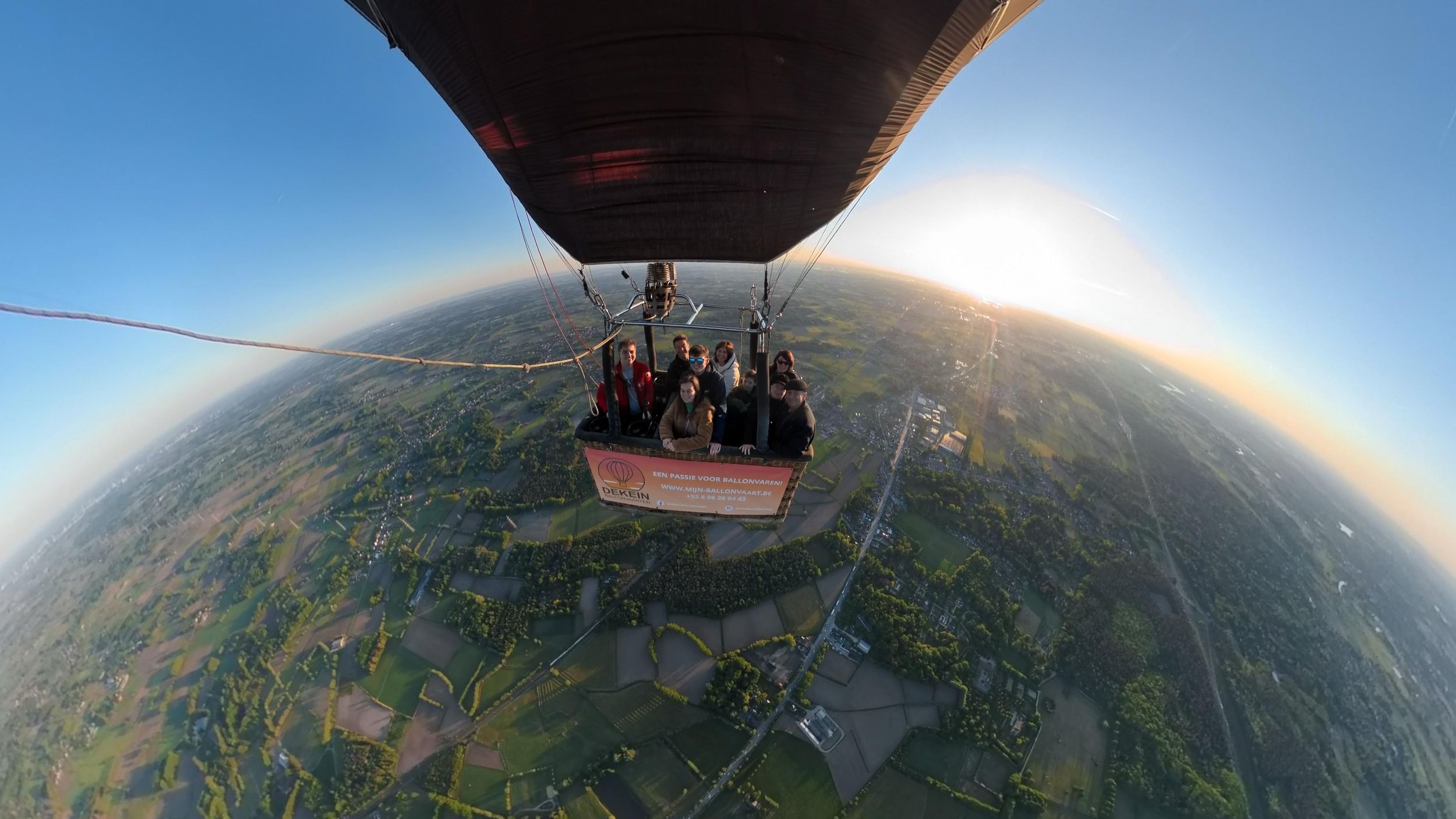 Gent: Heißluftballon-Tour