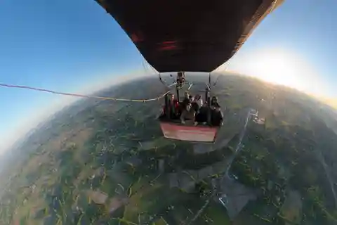 Gent: Heißluftballon-Tour bei Sonnenaufgang