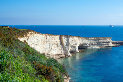 Full Day Round Malta Boat Trip — Hot Lunch & Swimming Stops