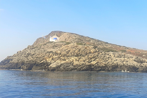 Heraklion: Gita in barca a vela all&#039;isola di Dia con pranzo e nuotoGita mattutina dal porto di Heraklion (senza trasferimento)