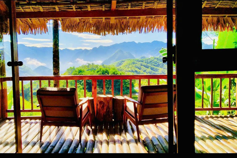 河内：2天-浦隆-徒步旅行、度假村和阳台房河内：2 天 Pu Luong 徒步、度假村和阳台房