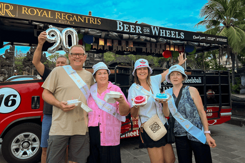 Bali: 2-Hour Beer Bus Party in Kuta & Legian Happy Hour Beer