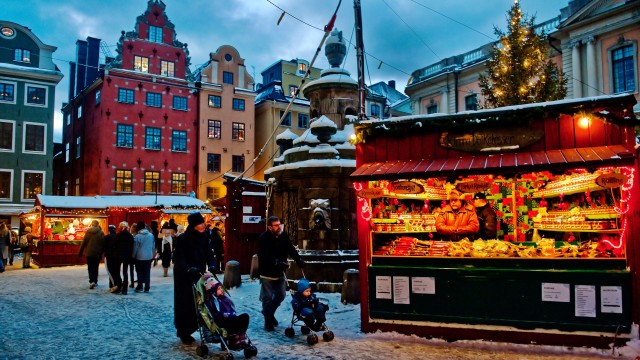 Visit Stockholm Christmas Lights and Market Walking Tour in Stockholm, Sweden