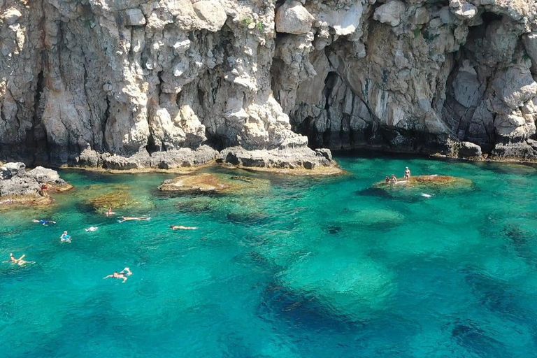 Lindos : Excursion en bateau Aperoll Spritz, 4 arrêts baignade