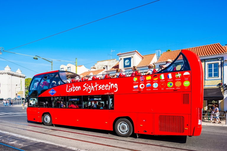 Lizbona: wycieczka autobusowa wskakuj/wyskakuj3 trasy: Belém, Oriente i zamkowa (48 godzin)