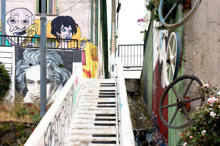 Valparaiso : Visite de l'art de la rue + déjeuner