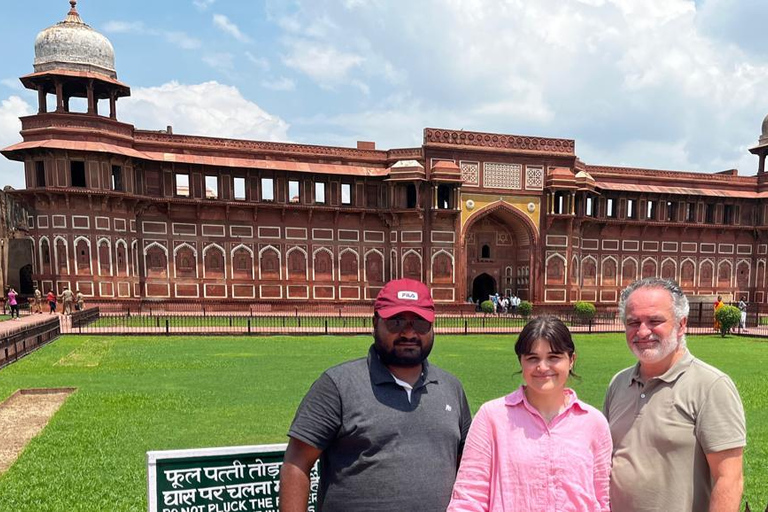 From Delhi: Sunrise Taj Mahal &amp; Agra Tour by Private CarDelhi - Agra - Delhi AC Car + Tour Guide Only