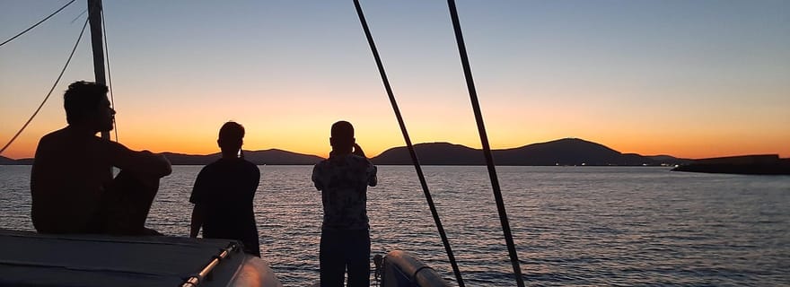 Excursion en catamaran au coucher du soleil à Alghero