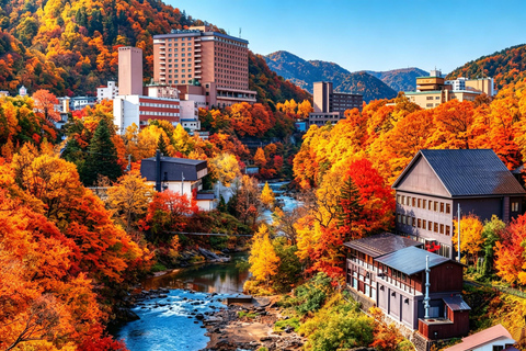 Sapporo: Hokkaido Jozankei Hoheikyo Toya Autumn Leaves Trip Premium Pick‑up Small‑Group Tour