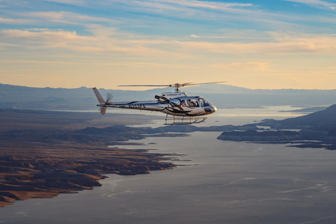 Las Vegas: Grand Canyon Helicopter Tour boven en onder Rim