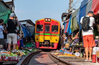 Samut Songkhram & Hua Hin: Tagestour mit Bootsfahrt