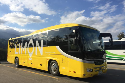 Enkelriktad buss Från Takayama till Kanazawa via Shirakawago