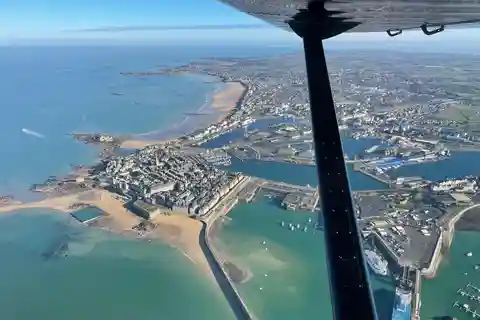 Saint-Malo: flight over the Emerald Coast