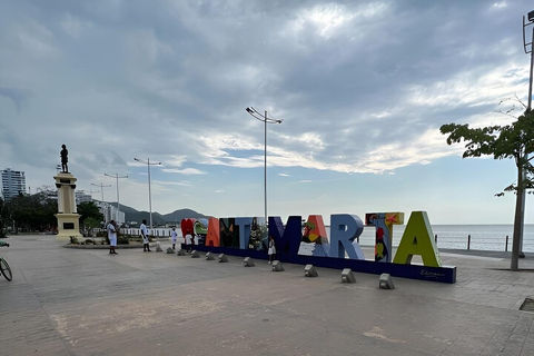 Stadsrundtur i staden Santa Marta från Cartagena