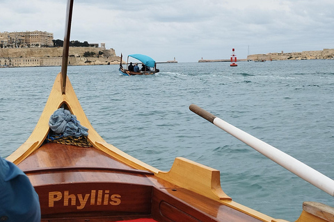 Valletta & Vittoriosa: Sunset Walking Tour & Boat Cruise