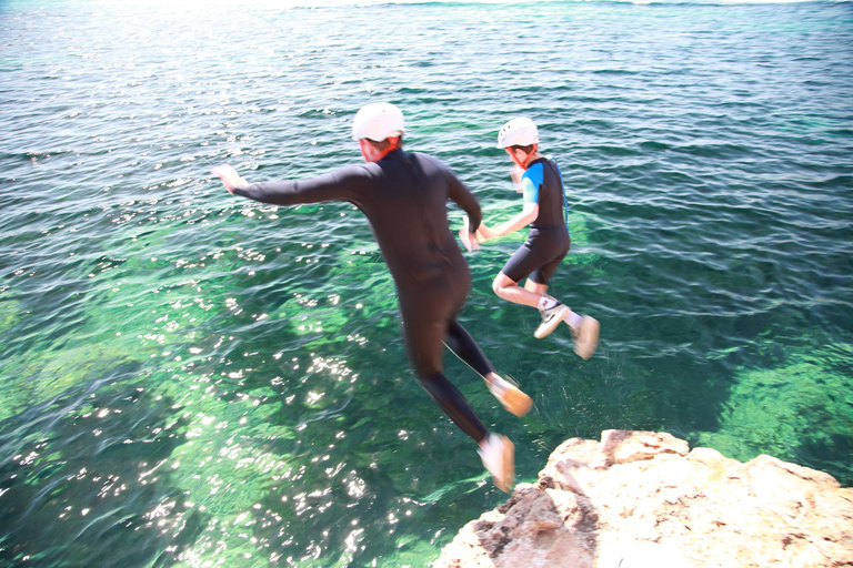 Family Coasteering Cala Comte Ibiza: Easy, Snorkel & Photos