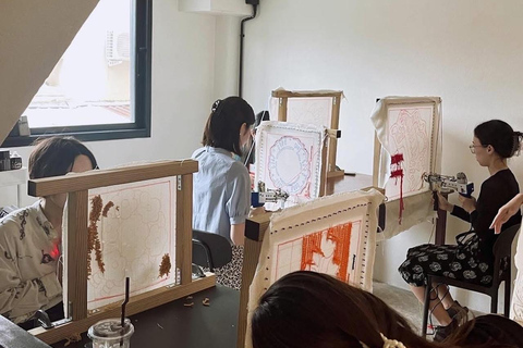 Pattaya: Rug Tufting Workshop at an Art Studio Café