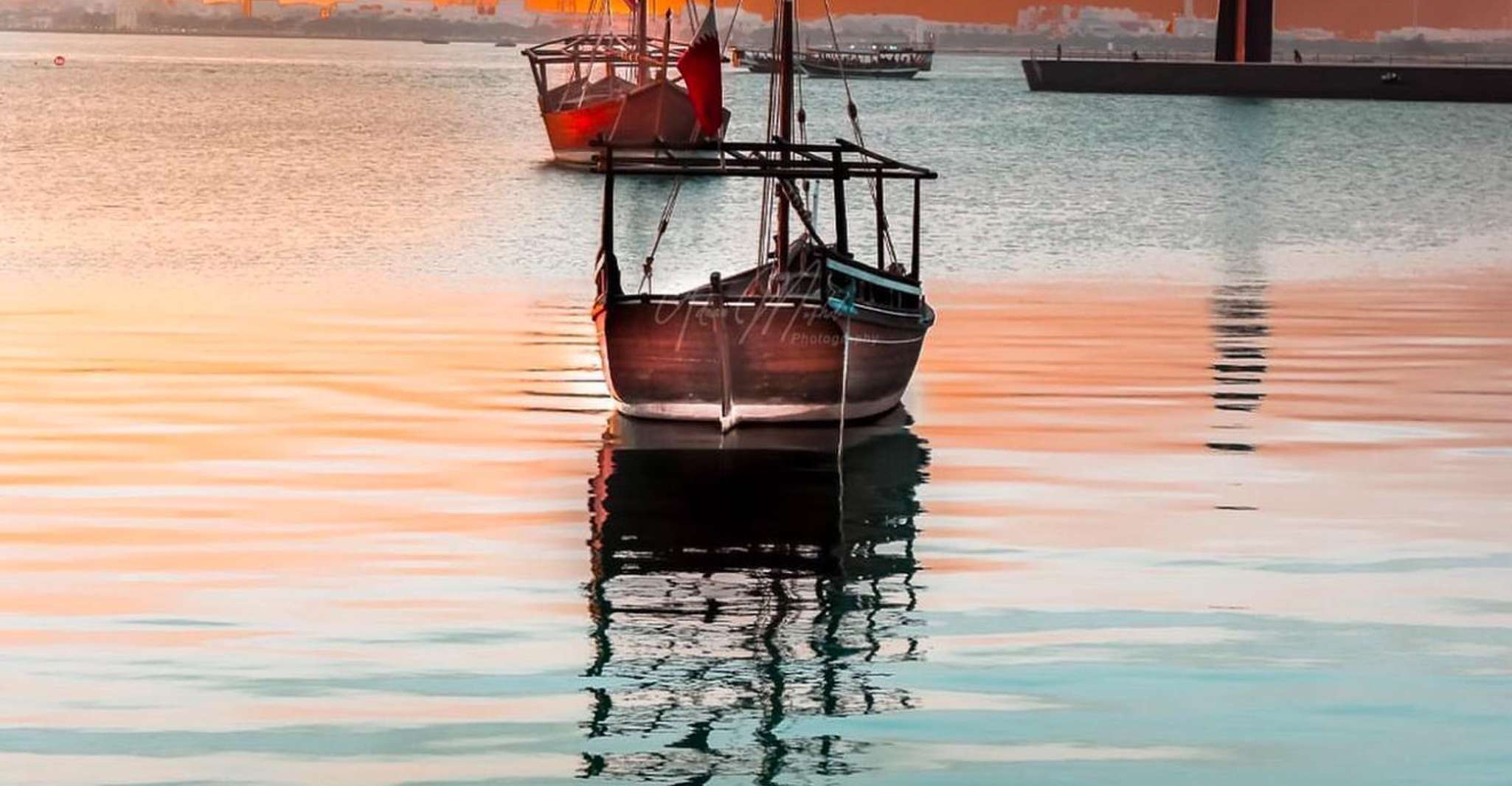 Doha: Traditional Wooden Dhow Cruise with Dinner /Arabic Tea photo 5