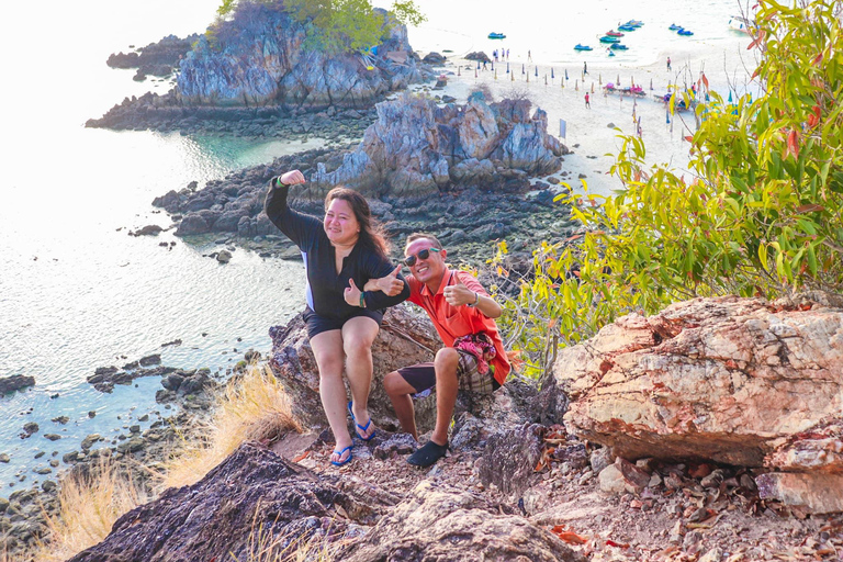 Phuket: Wycieczka na 3 wyspy Khai ze snorkelingiem i transferem do hoteluWycieczka całodniowa