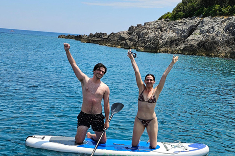 4-Hour Private Boat Tour — Blue Lagoon, Caves & Sveti Stefan