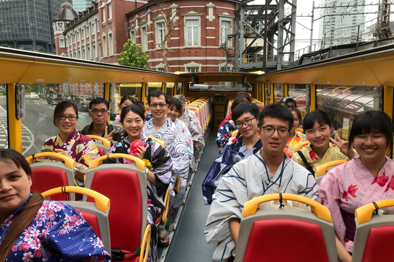 Tokyo: 60min Panoramic Open Top Bus Tour with Audio Guide