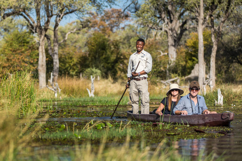 Okavango Delta: Mokoro Canoe Safari with Bush Walk