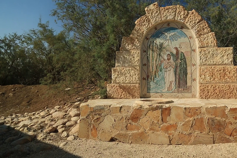 Döda havet, Mount Nebo, Madaba och Baptism Site, från Amman.Endast transport