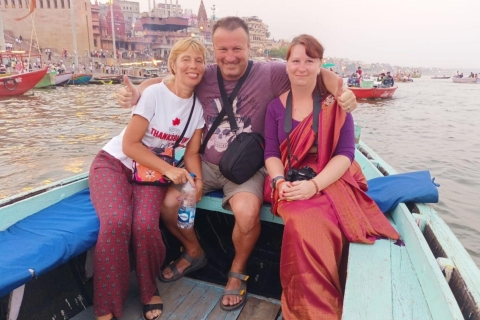 Mysticisme de Varanasi avec promenade en bateau et Ganga Aarti