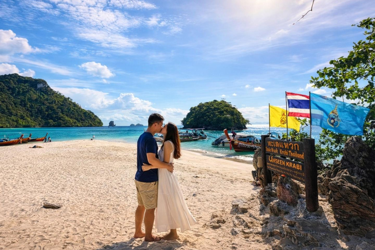 Krabi: Iconic 4 Islands Day Tour by Longtail Boat with Lunch