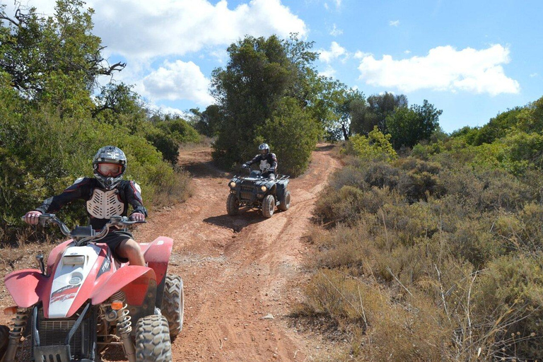 Depuis Albufeira : Paderne Adventure Quad Ride3 heures d&#039;aventure en quad (2 personnes par quad)