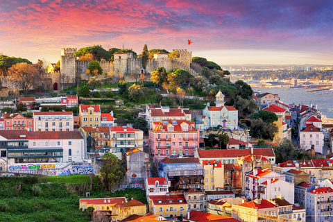 Lisbon: All 7 Viewpoints Tuk-Tuk Tour with Pickup & Drop-off Lisbon: 7-Hour Complete City Sightseeing & Sight Entry