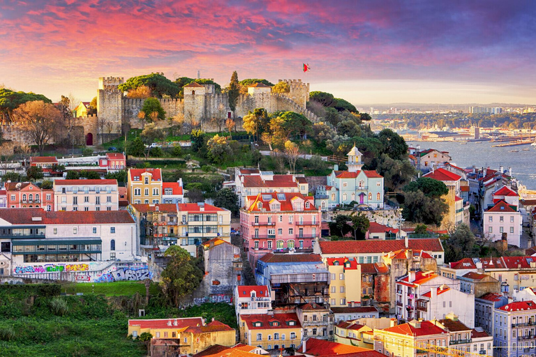 Lisbon: All 7 Viewpoints Tuk-Tuk Tour with Pickup & Drop-off Lisbon: 7-Hour Complete City Sightseeing & Sight Entry