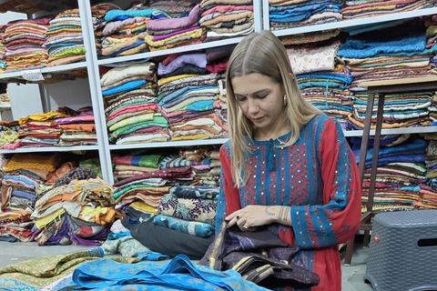 Jaipur: Tuk Tuk Shopping Tour with Art Workshops and Bazaar