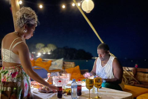 Zanzibar: Private Sunset Dhow Dinner Cruise & Transfers