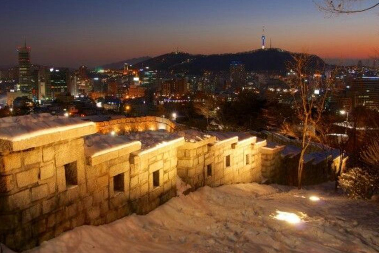 Seul: Wycieczka nocna z kawą i wizytą na targu