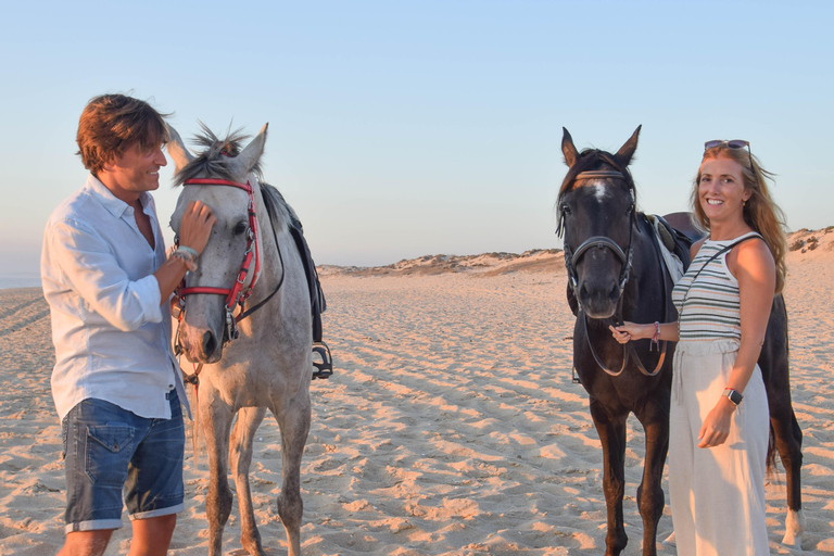 Melides: Ridning på Melides Beach