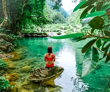 From Guatemala City Semuc Champey in one day.