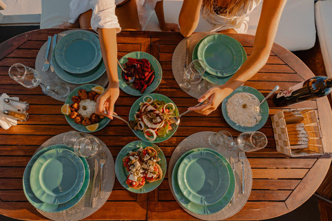 Au départ de Ierapetra : Croisière sur l'île de Chrissi avec déjeunerBillet pour le yacht et déjeuner inclus