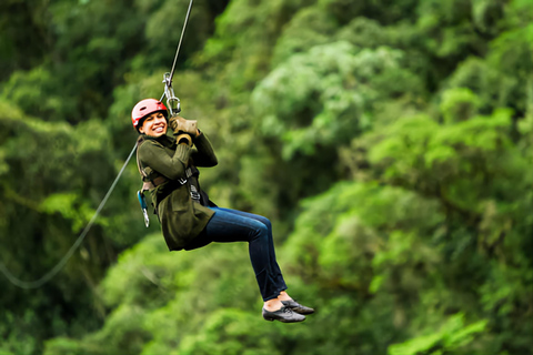 Zip Line i Marrakech: Zip Line i Atlasbergen &amp; BerberbyarZip-Line i Atlasbergen och berberbyar