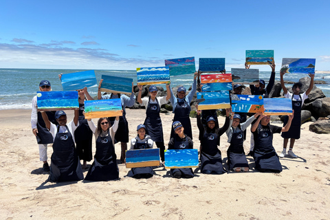 Swakopmund: Beach Painting Session with Artist Guide