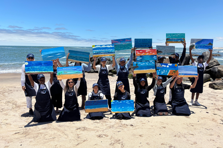Swakopmund: Beach Painting Session with Artist Guide