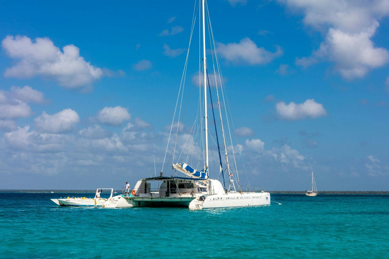 From Bayahíbe: Saona Island Catamaran Cruise with Buffet From Punta Cana: Saona Island Catamaran Cruise with Buffet