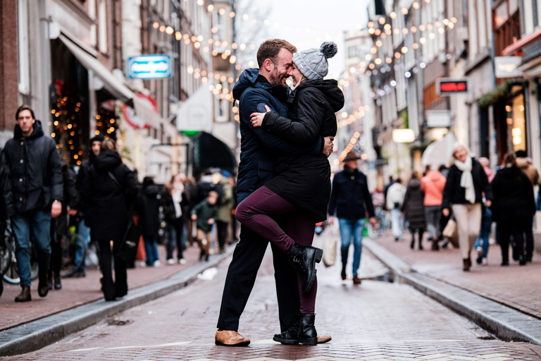 Amsterdã: Sessão de fotos profissional nos canaisPremium (25 fotos editadas profissionalmente)